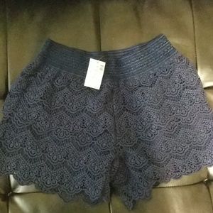 Girls Lace Shorts